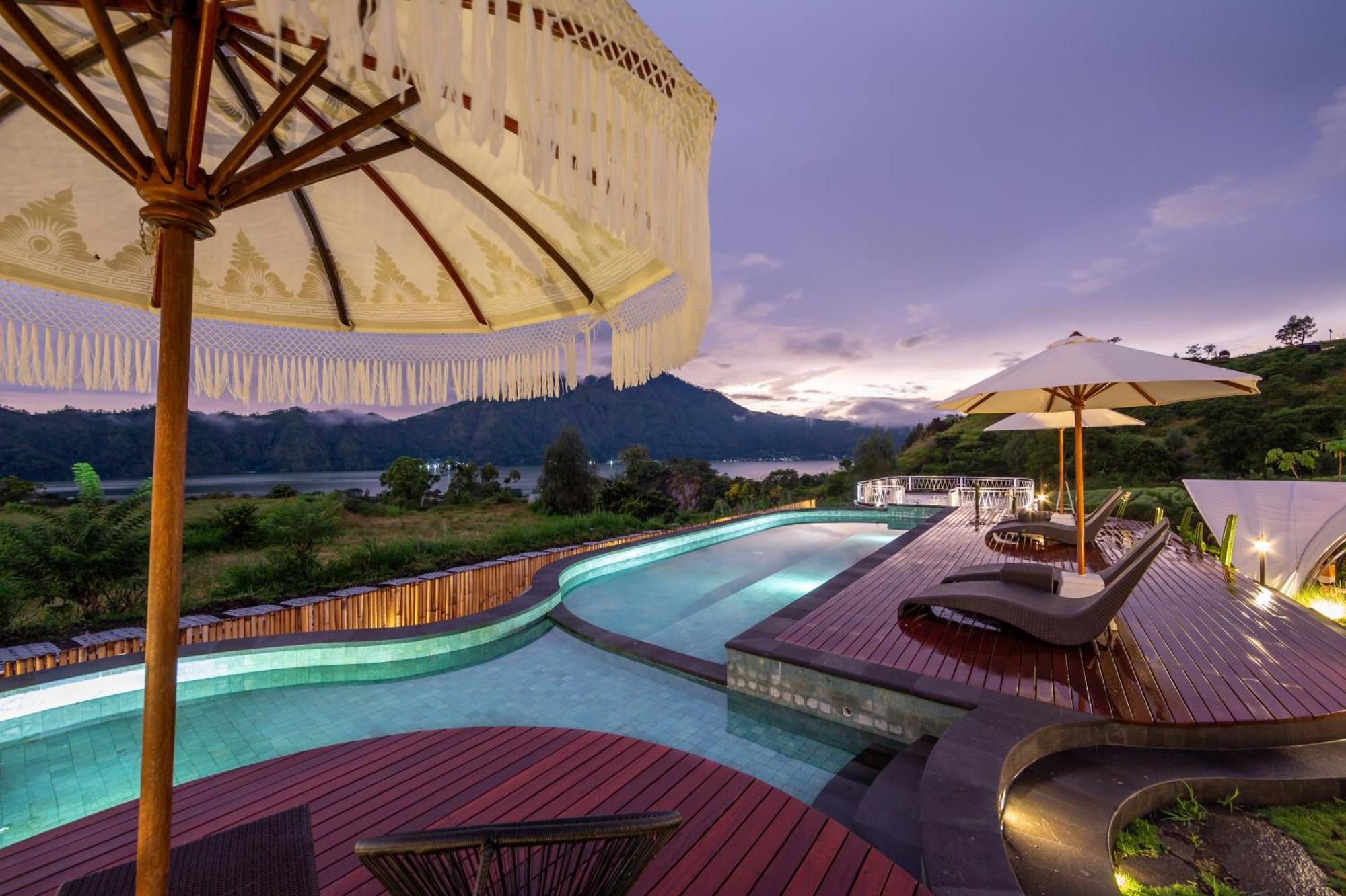 The Dewi Kintamani Luxury Glamping And Natural Hotspring Экстерьер фото