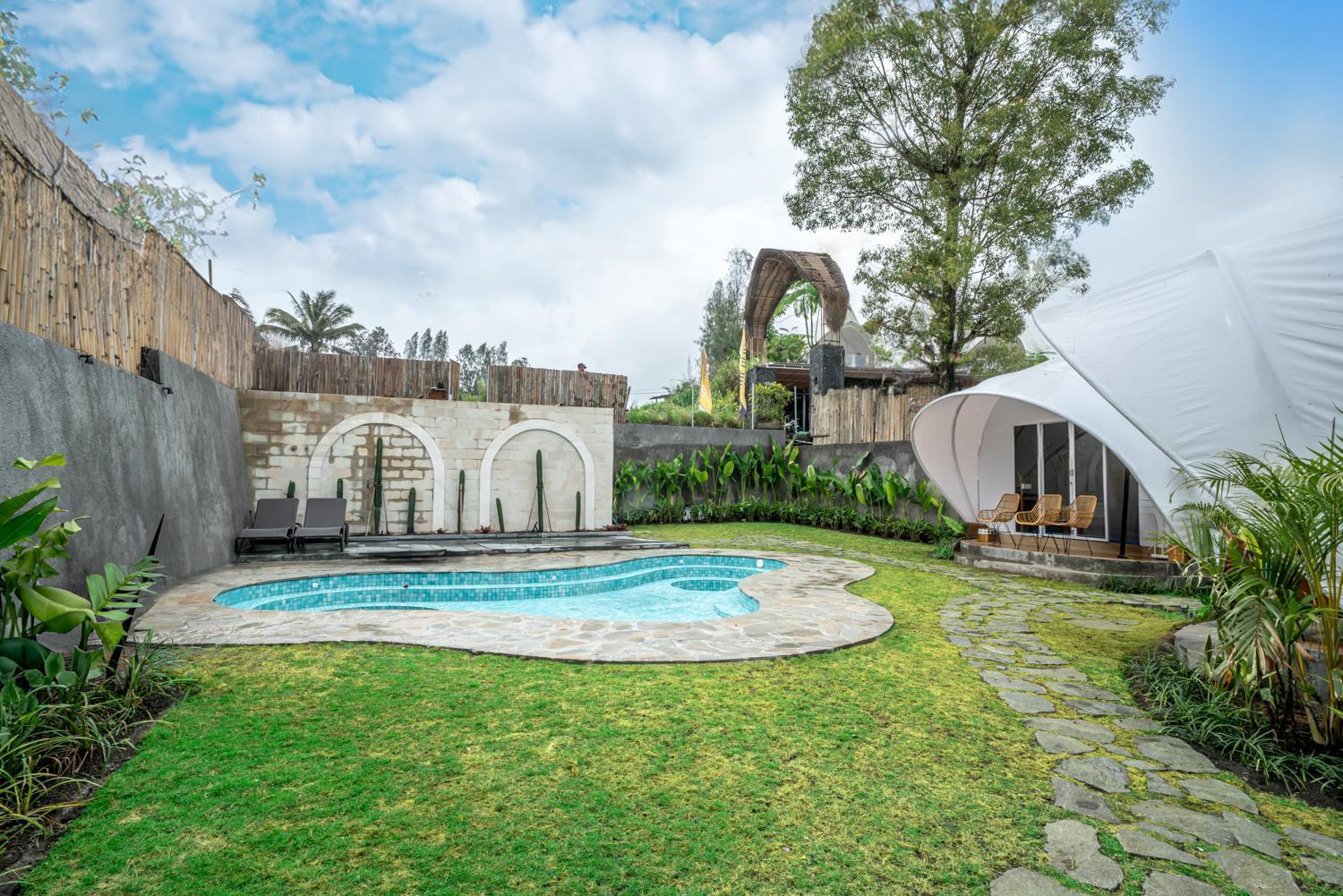 The Dewi Kintamani Luxury Glamping And Natural Hotspring Экстерьер фото